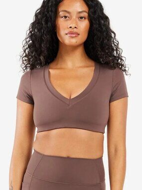Crop Shop Boutique Activeluxe River Crop - Trail - Size XS
